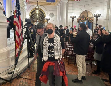 Protest in the Capitol building