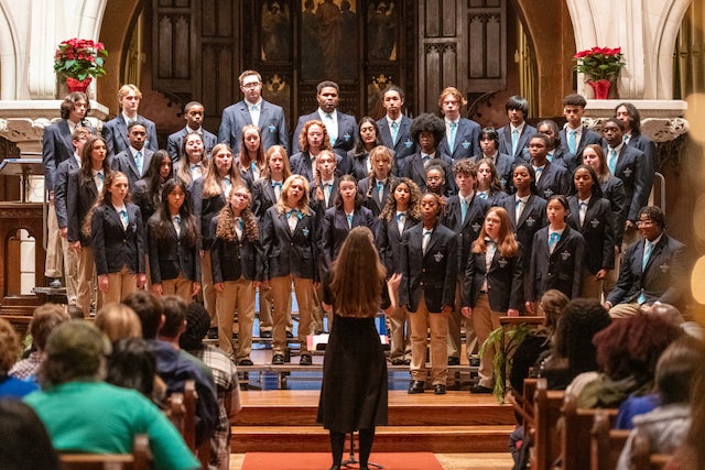 The Wilmington Children's Choir sings during a performance