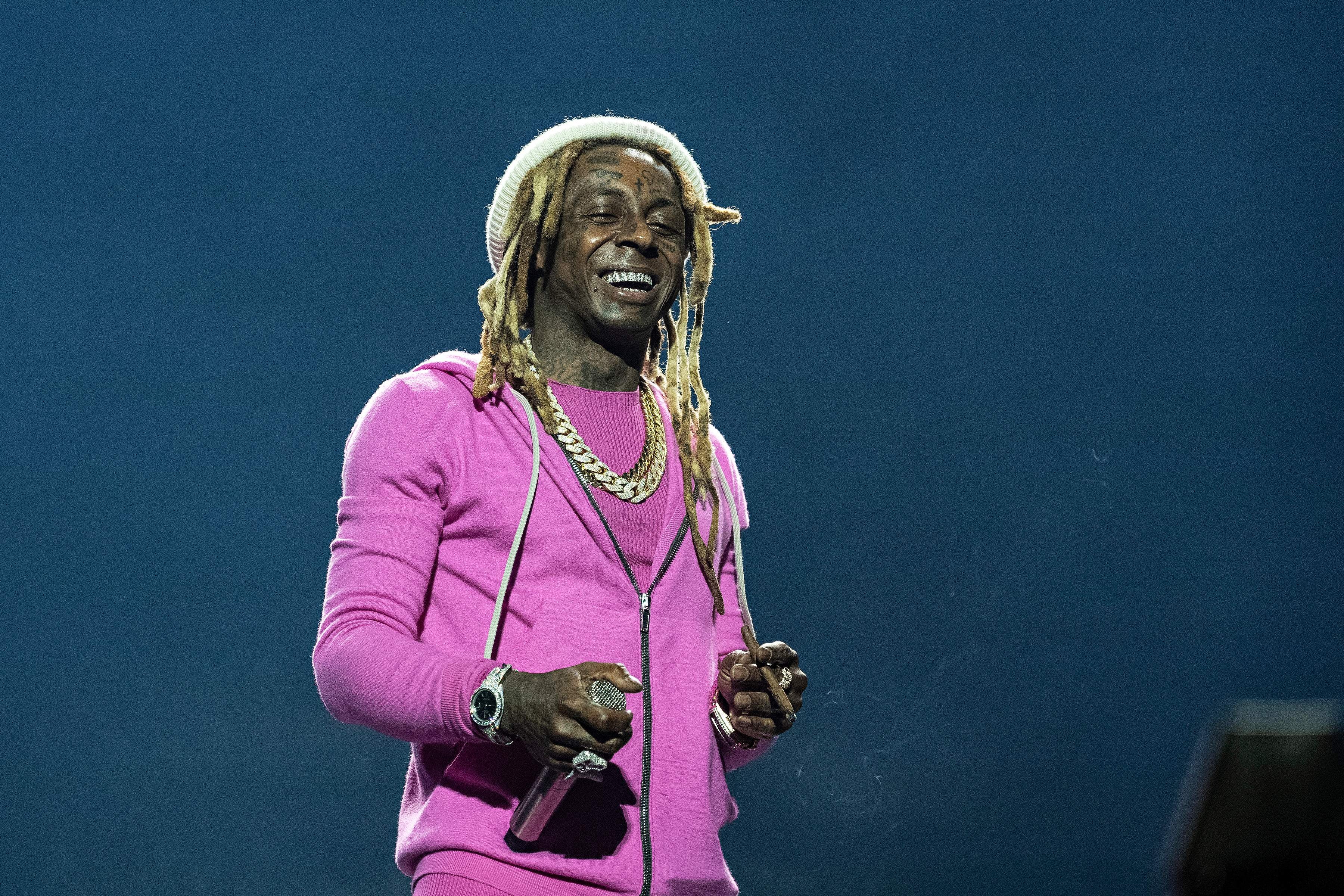 Lil Wayne at the 2023 Essence Festival.
