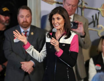 Republican presidential candidate former UN Ambassador Nikki Haley speaks at a campaign event on Thursday, Feb. 1, 2024, in Columbia, S.C.