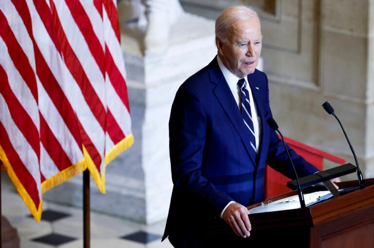 President Biden Attends National Prayer Breakfast On Capitol Hill