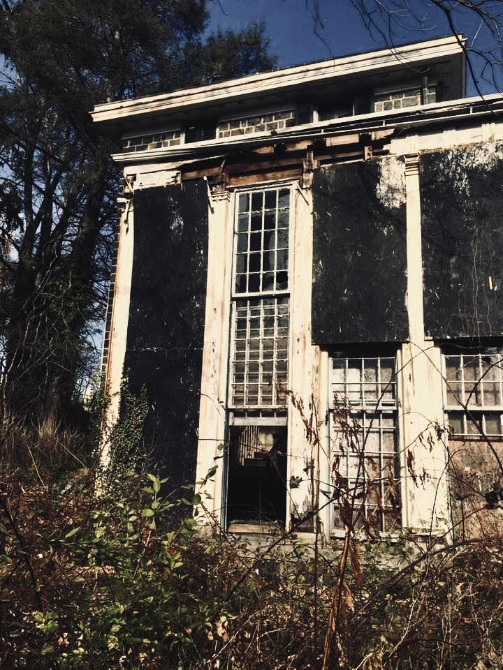 Decaying building