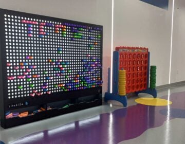 Large light-up touch panel