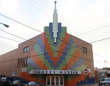 The exterior of the Mummers Museum