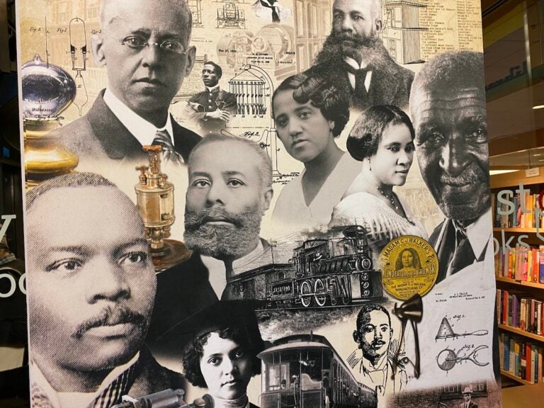 A collage of portraits of Black inventors