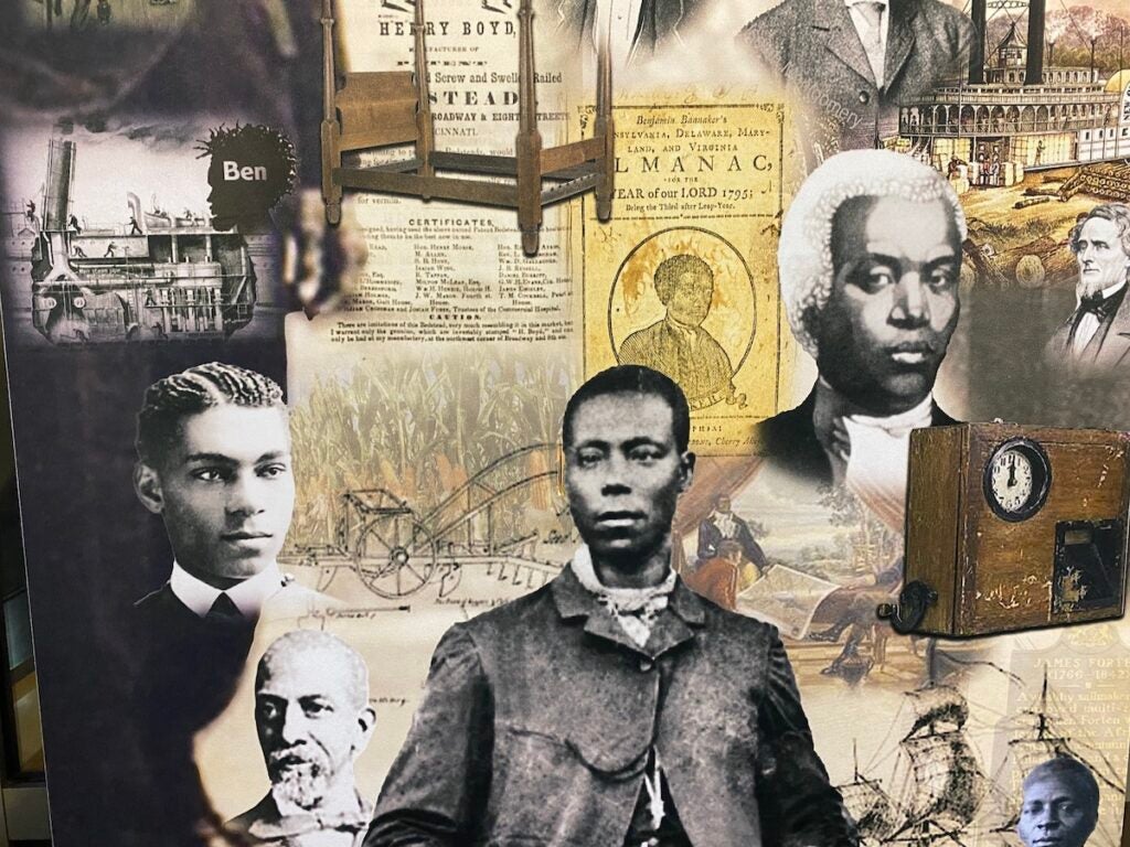 A collage of portraits of Black inventors