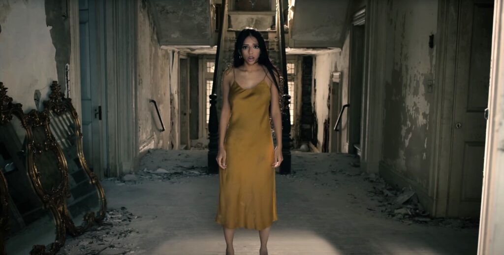Still from Saleka music video