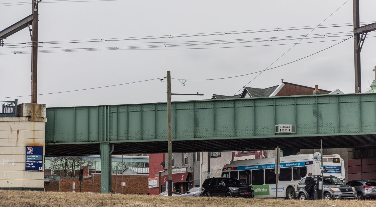 SEPTA’s Germantown stop along the Chestnut Hill East regional rail line.