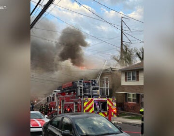 A fire broke out in Royersford, Pa.