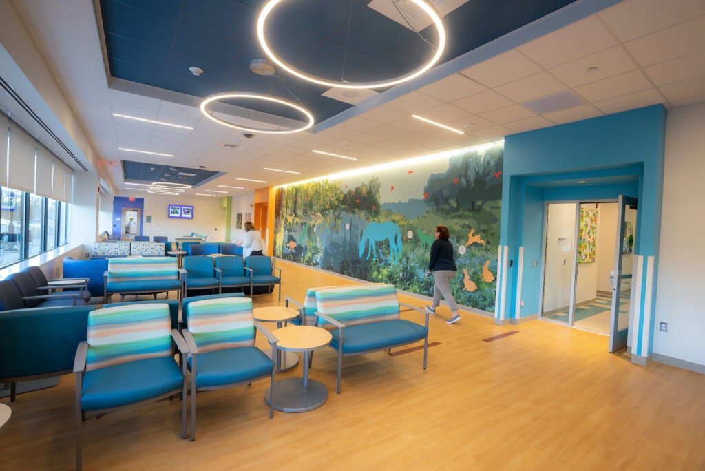 Children's hospital waiting room