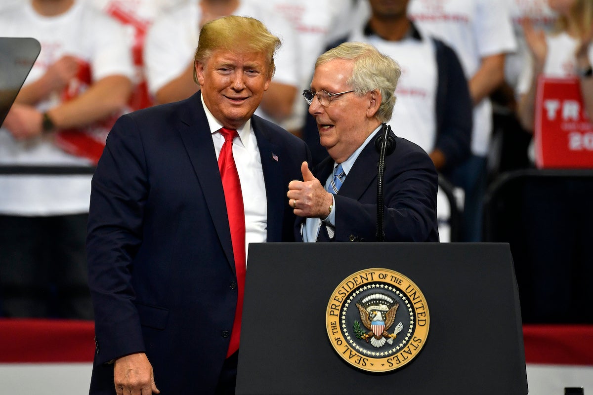 McConnell endorses Trump for president. He once blamed Trump for