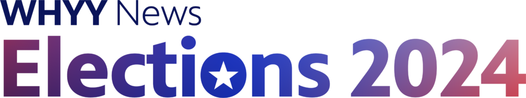 A logo for WHYY News' Elections 2024 coverage
