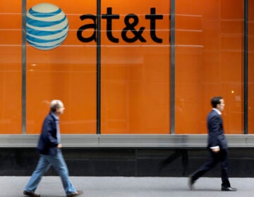 An AT&T store in New York. The telecommunications company said Saturday that a data breach has compromised the information tied to 7.6 million current customers. (Richard Drew/AP)