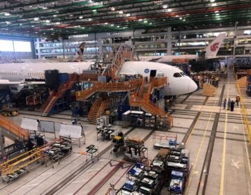 Boeing 787 Dreamliners are built at the aviation company's North Charleston, S.C., assembly plant in 2023. John Barnett had alleged that Boeing's manufacturing practices had declined and that managers pressured workers not to document potential defects and problems.