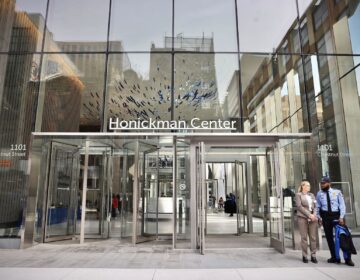 Entrance of the Honickman Center