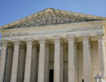 The exterior of the U.S. Supreme Court building