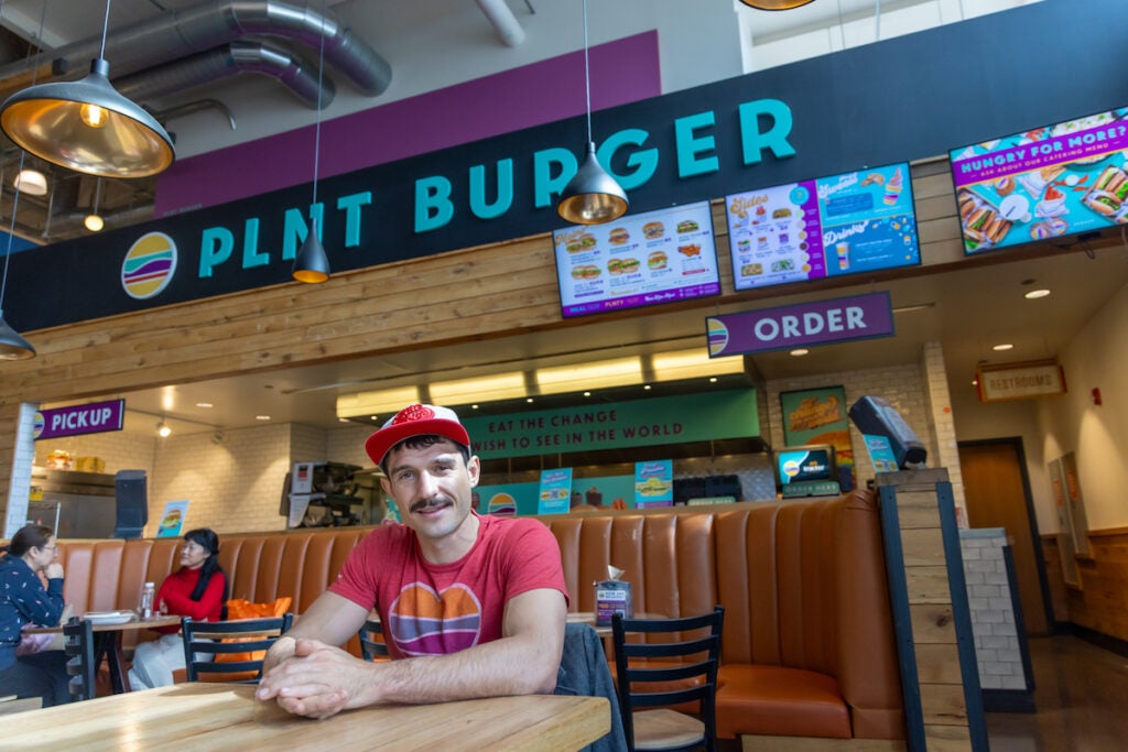 onah Goldman is director of Director of Strategic Marketing at Plnt Burger. (Kimberly Paynter/WHYY)