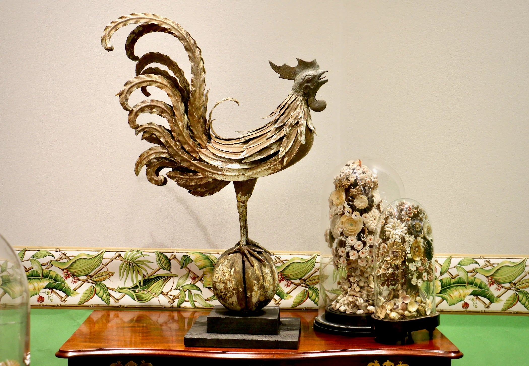 A rooster antique