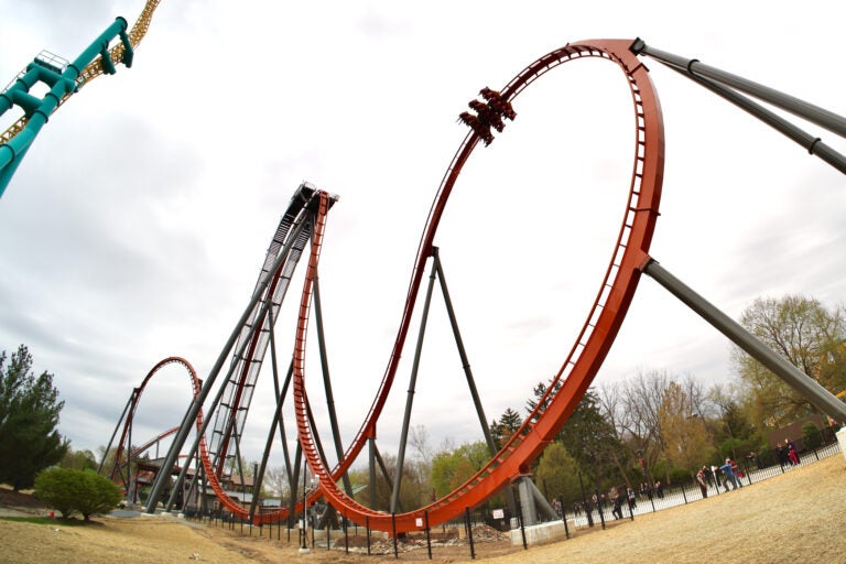 Dorney Park's new Iron Menace roller coaster is supernatural - WHYY
