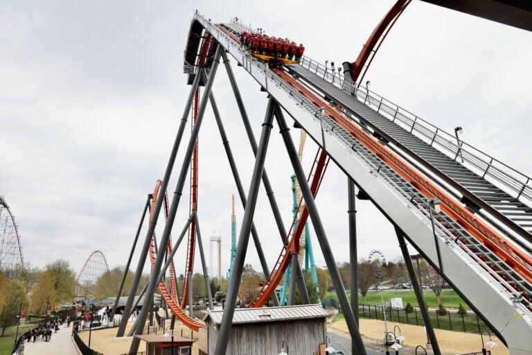 Dorney Park's new Iron Menace roller coaster is supernatural - WHYY