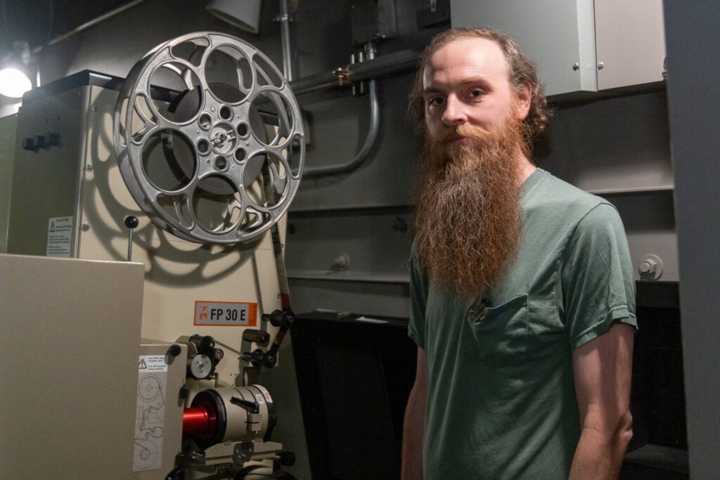 Jesse Crooks, projectionist Renew Theaters