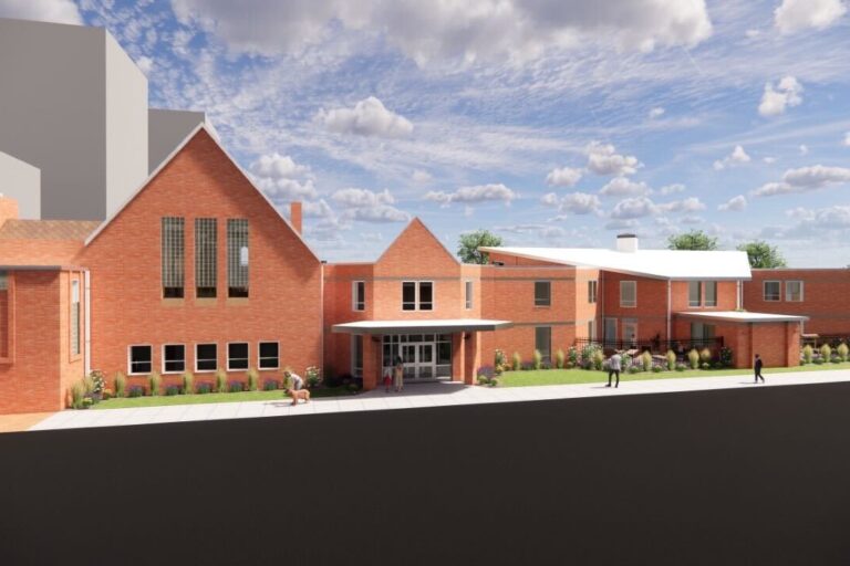 Architectural renderings of an updated St. Michael's School and Nursery