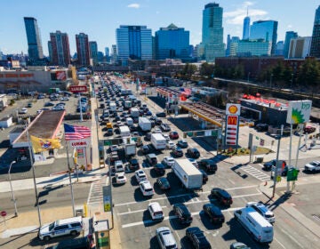 traffic jam in N.J.