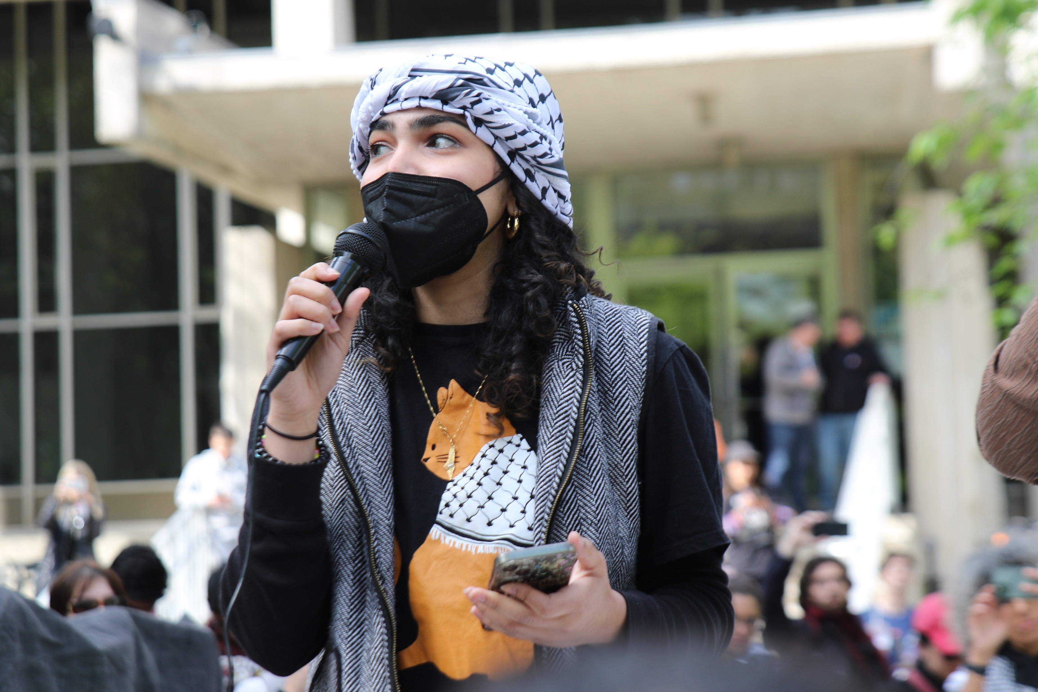 Cece, a Palestinian student at the University of Pennsylvania