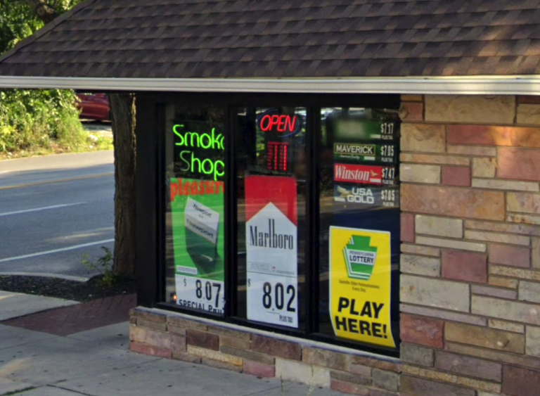 Smoke shop corner store