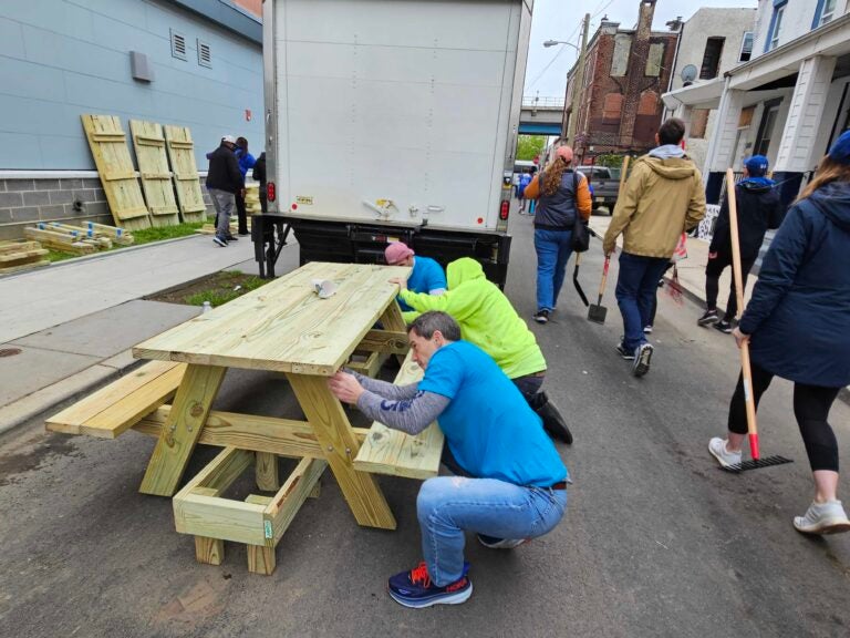 Building a picnic table