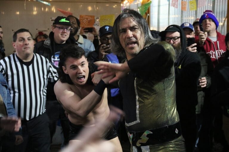 Pro wrestlers Mike Bailey and Paul London