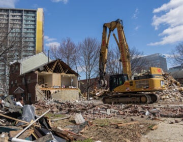 Demolition of the housing project