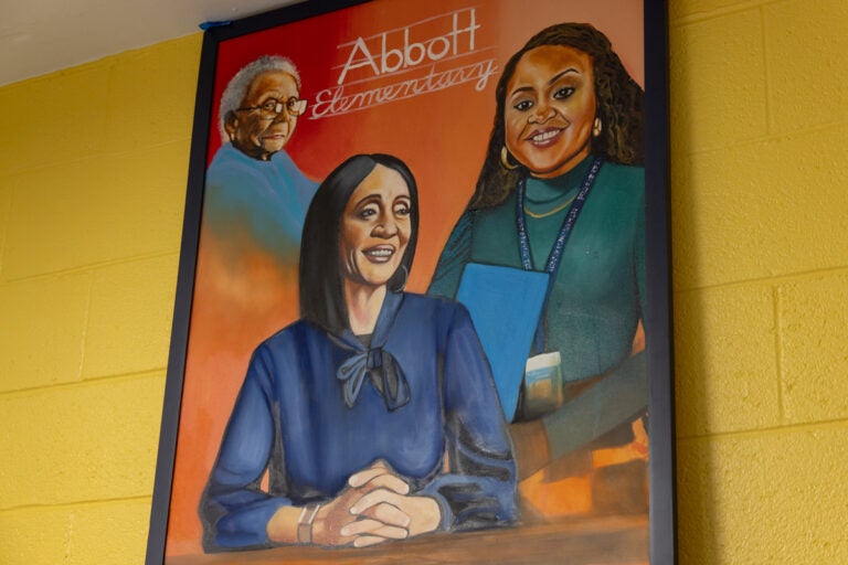 A portrait of Philadelphia educator Joyce Abbott with former student Quinta Brunson, who was inspired by Abbott to create her show 