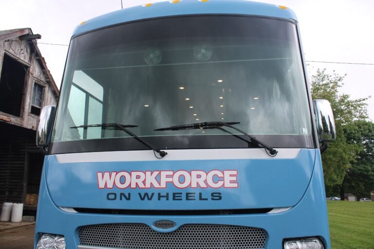 the Bucks County Workforce on Wheels bus
