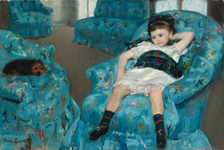 ''Little Girl in a Blue Armchair