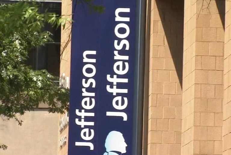 Jefferson Health sign
