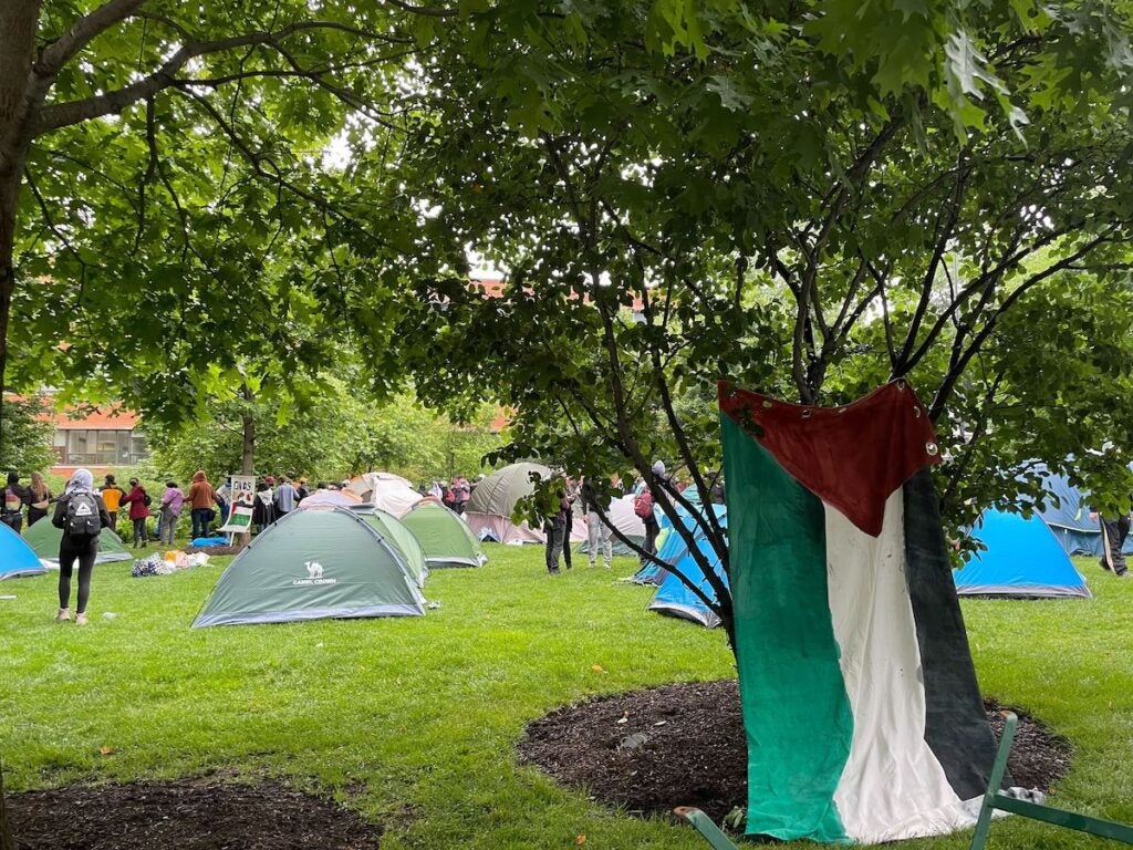 Protest encampments