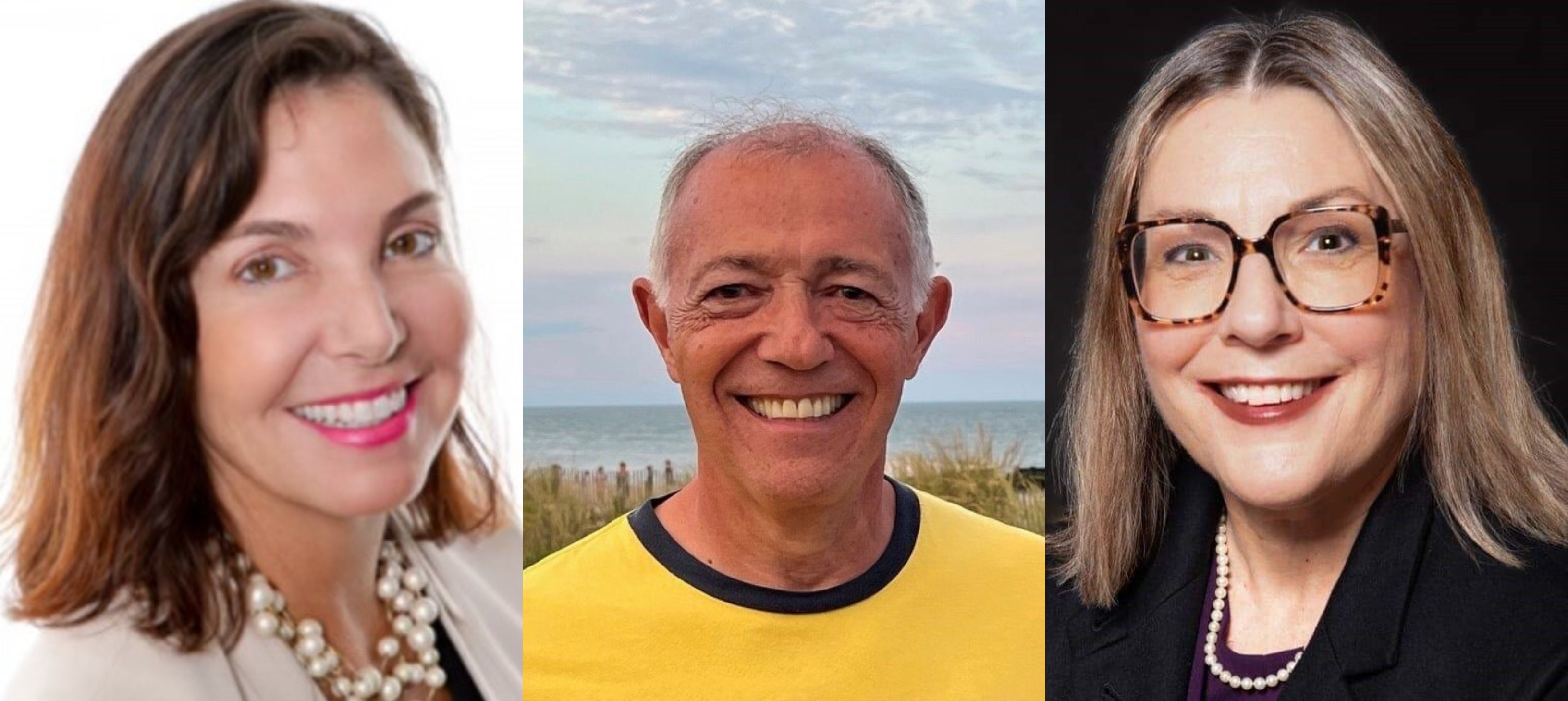 Kathy McGuiness, Marty Rendon and Claire Snyder-Hall