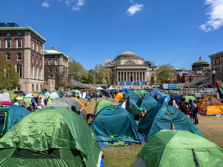 Campus protest encampment