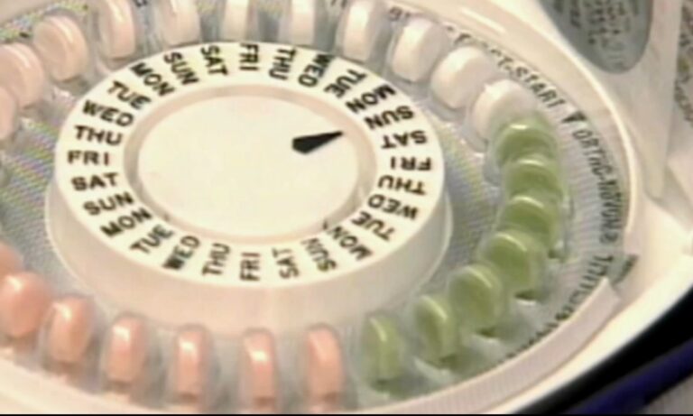 packet of birth control pills
