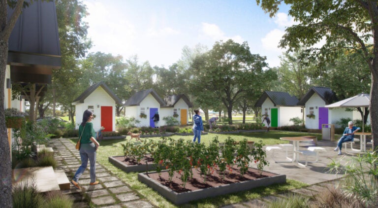 A rendering of the Sanctuary Village project