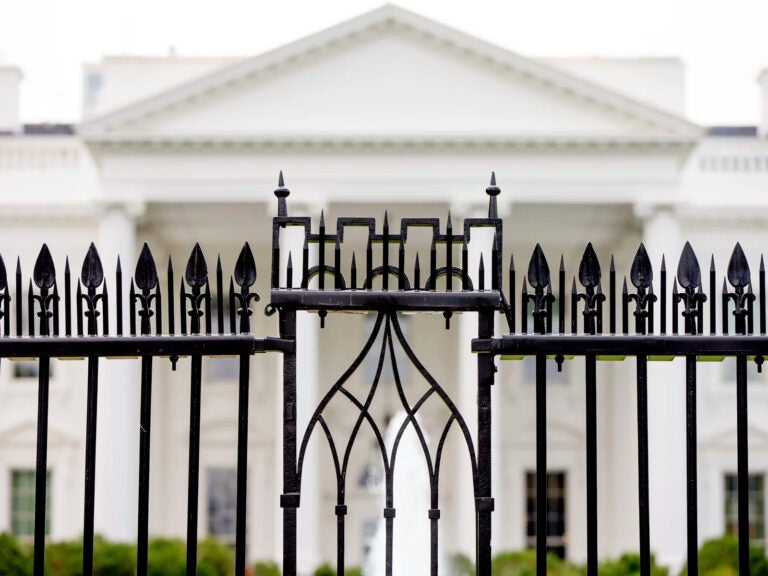 the front of the White House