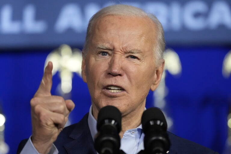 Joe Biden President Joe Biden speaks at a campaign event, April 16, 2024, in Scranton, Pa.