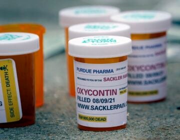 Fake pill bottle for Oxycontin