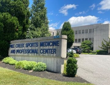 a sign reads Pike Creek Sports Medicine and Professional Center