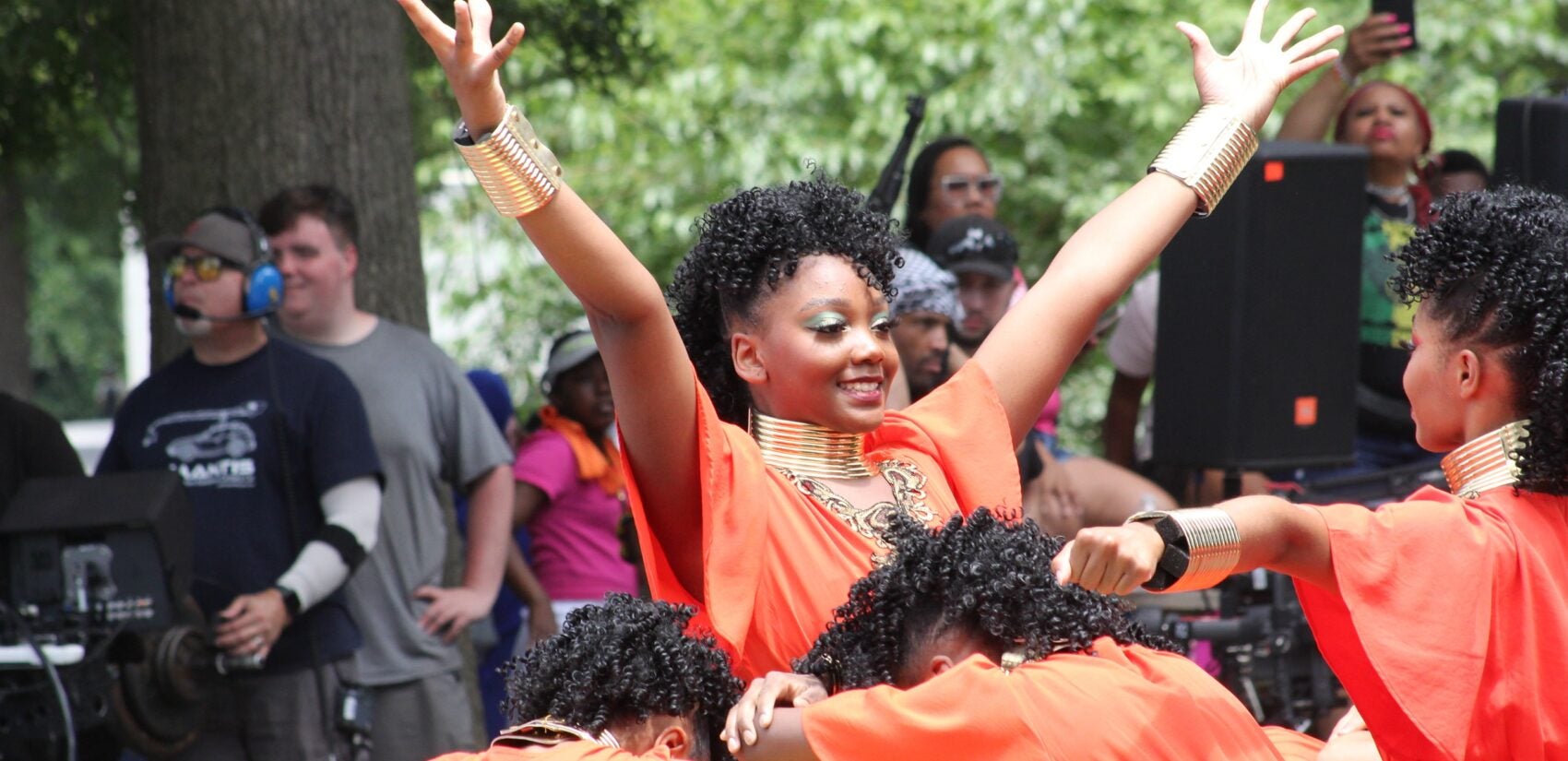 Philadelphia's Juneteenth Parade proceeded down 52nd Street from just outside the Mann Center to the festival at Malcolm X Park on June 16, 2024.
