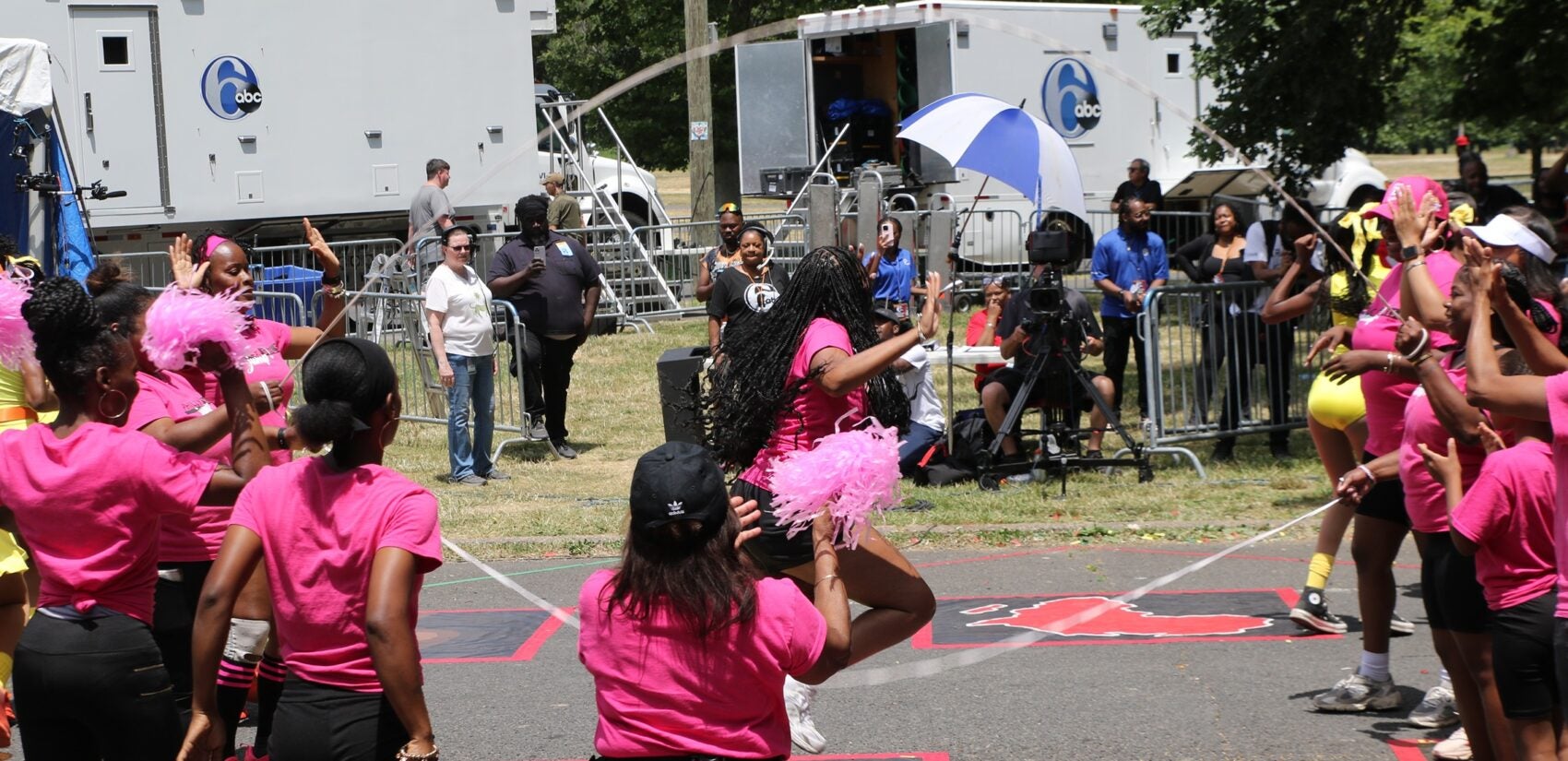 Philly Girls Jump showed off their double dutch during the Juneteenth Parade to draw people together and 