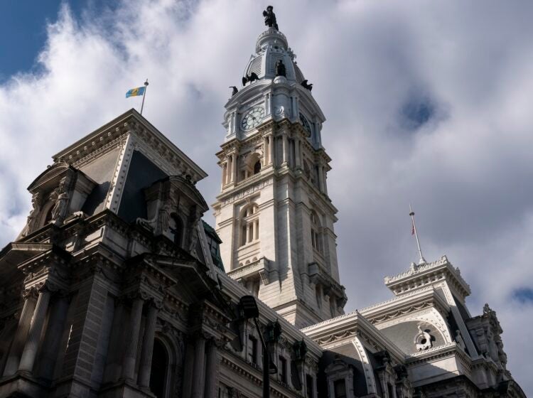 Philadelphia City Hall in Philadelphia, Monday, Feb. 6, 2023.