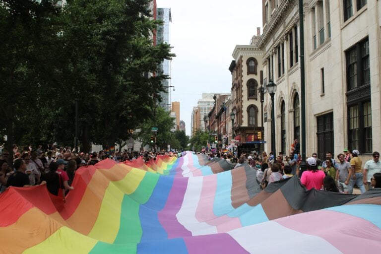 A 400-foot Pride flag