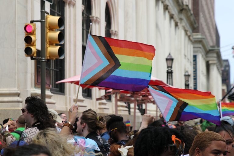 People marching for Philly Pride 365